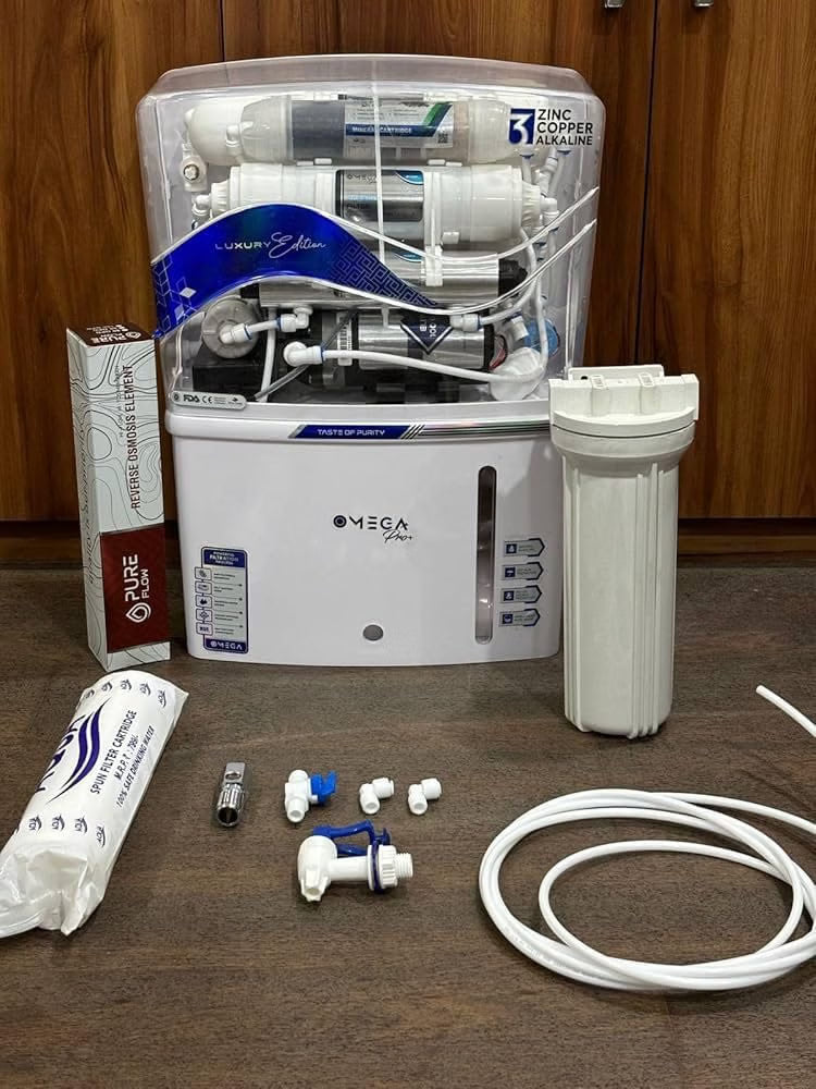 O MEGA Domestic Water Purifier (RO+ LED UV+UF+ HIGH TDS MEMBRANE+ TDS CONTROL) | 15 LPH | 12 Liter Storage